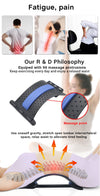Back Massager Stretcher Support Spine Deck Pain Relief.